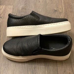 Black Slip-On Shoes